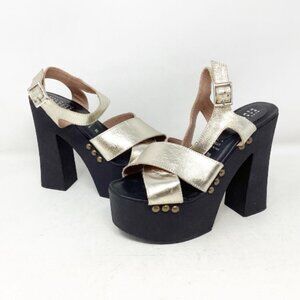 Barney's New York #571CWG Ankle Strap Heels Size 38